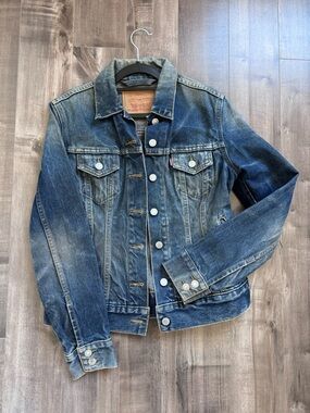 Levi's Distressed Blue Denim Jacket